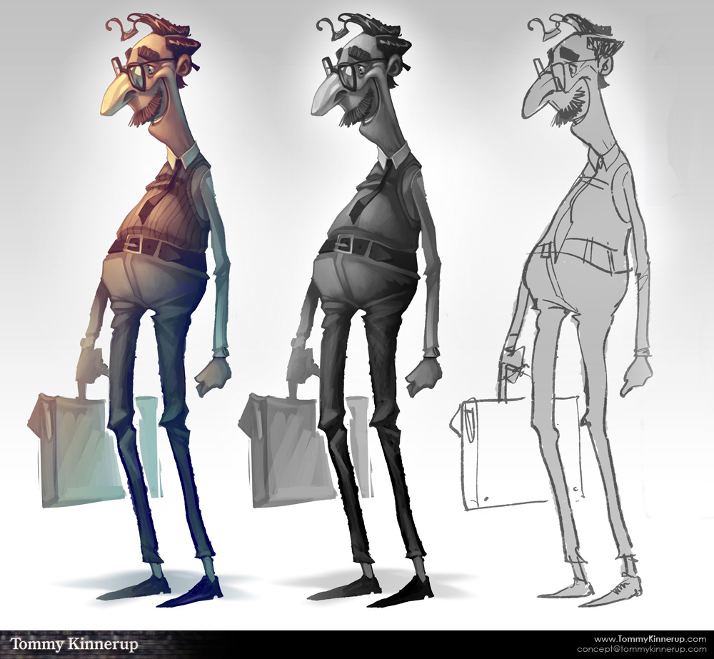 tommy kinnerup quick tour concept painting character designs Environment Designs fish art Character Sheet turnaround student film director Visual Development arts and craft tommy's portfolio