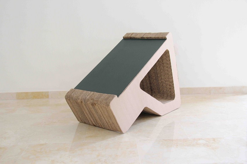 design cardboard kids furniture ecologic chair desk blackboard murcia Esd Murcia