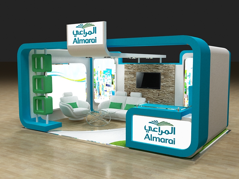 booth Stand FLOOR almarai sudi Saudi Exhibition  new Noha moustafa hossam moustafa nestle coca