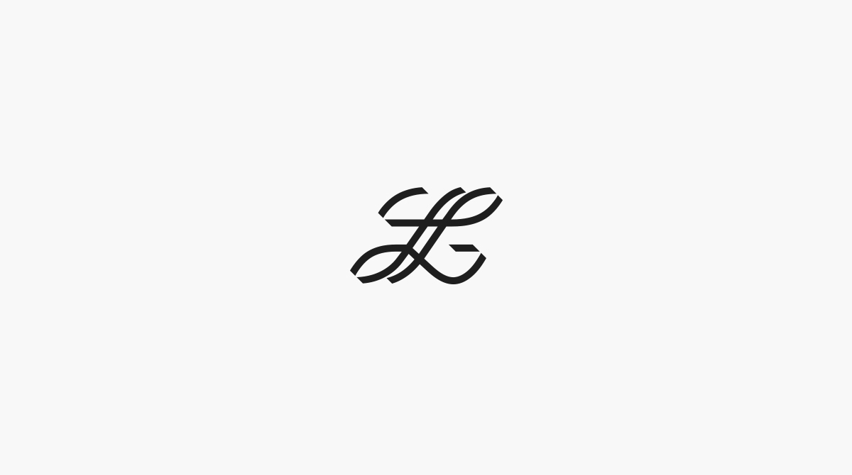 Logotype lettering handmade monogram negative space Nature type logofolio identity brand brush logo