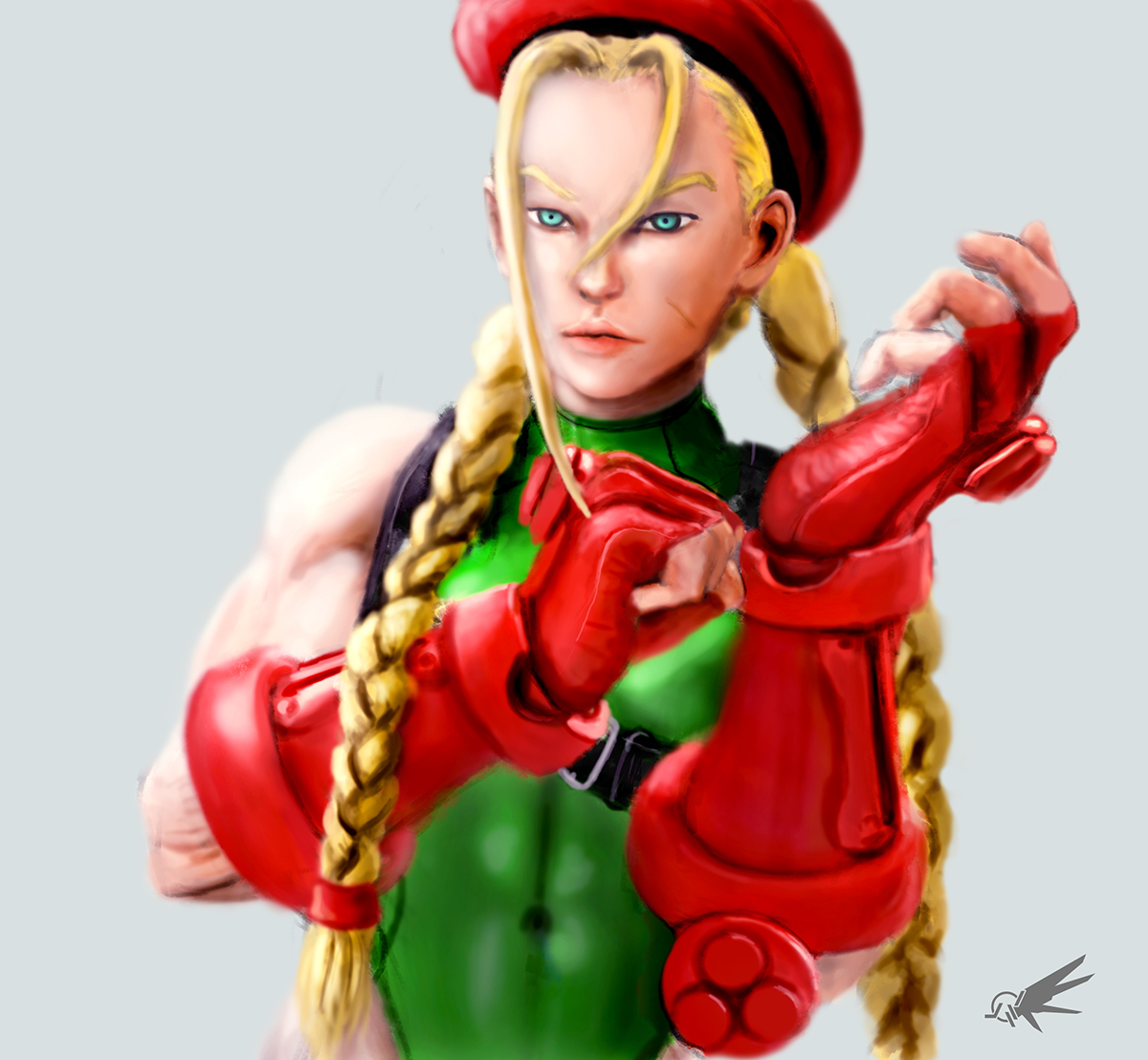 Cammy White Streetfighter SFV capcom Character videogame print