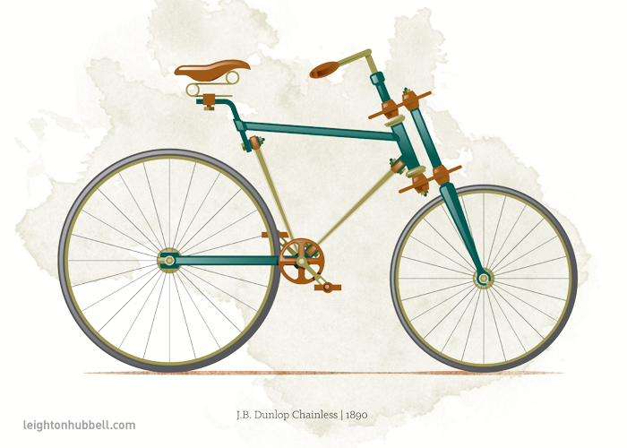 Bicycle ILLUSTRATION  Classic vintage vector art Vector Illustration technical Bike transportation design