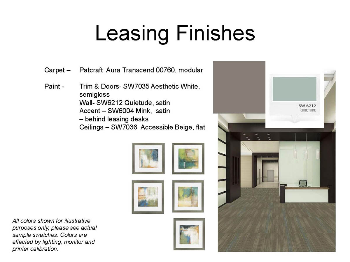 Finishes Fixtures & lighting flooring Project Management