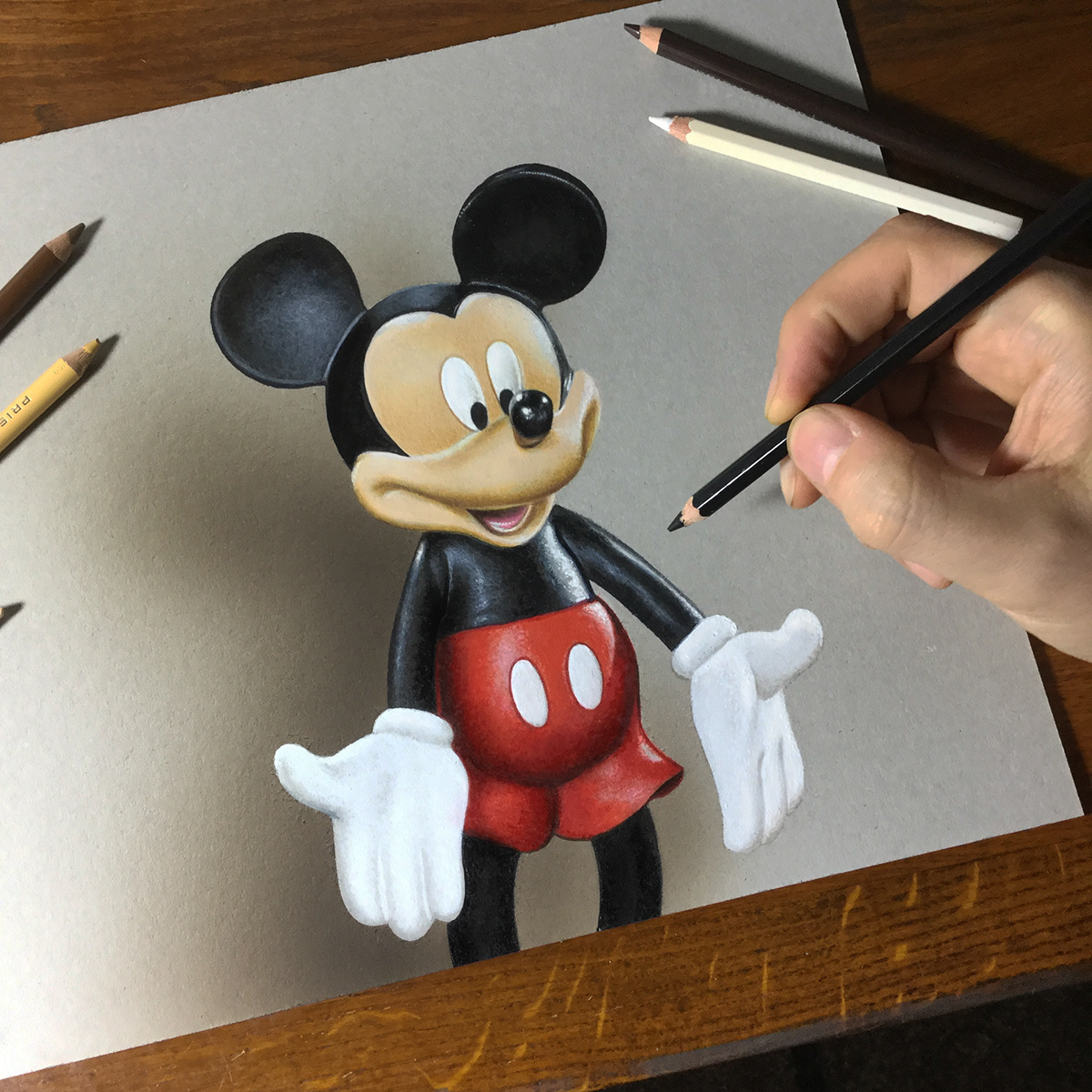 Vintage Cartoon Walt Disney Mickey Mouse Study, Drawing - Etsy Sweden-saigonsouth.com.vn