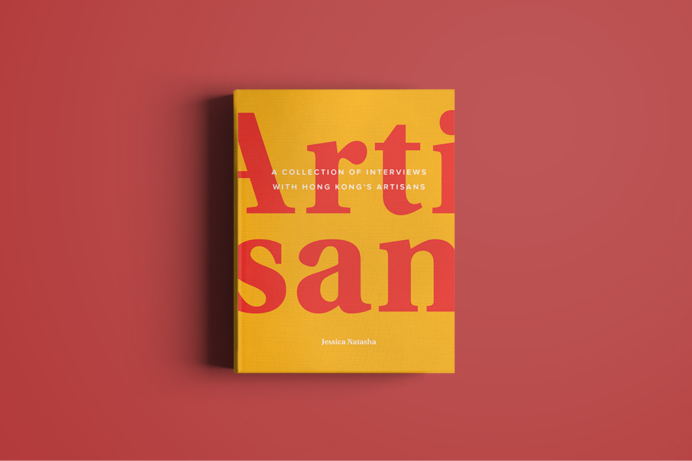 editorial interviews artisan crafters Hong Kong yellow typography   book red crafts  