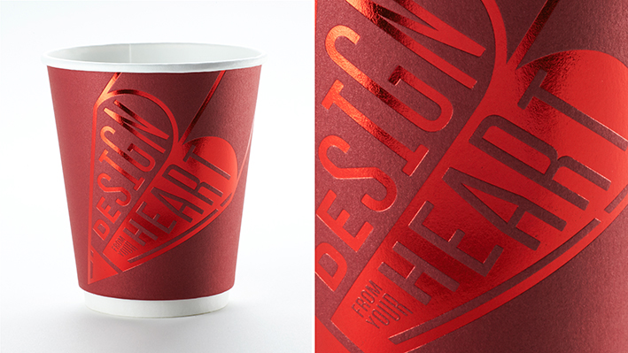 Direct mail Coffee paper type cup designer