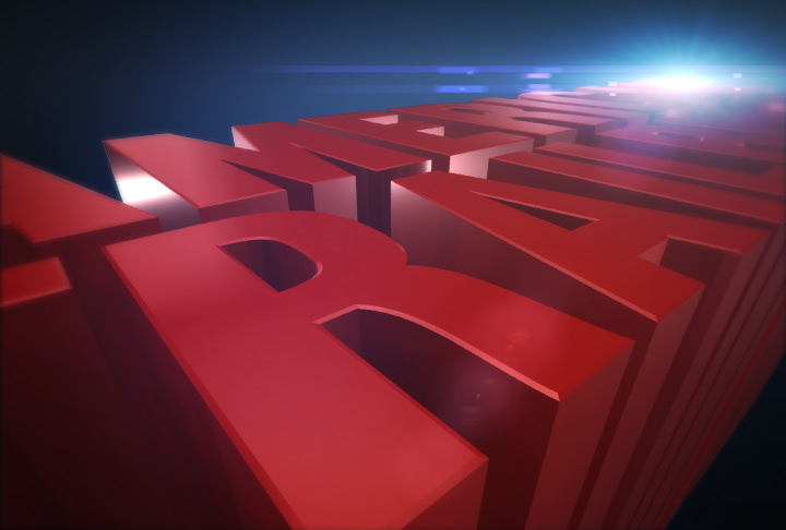 show opener Title logo animation people american 3D 3ds max