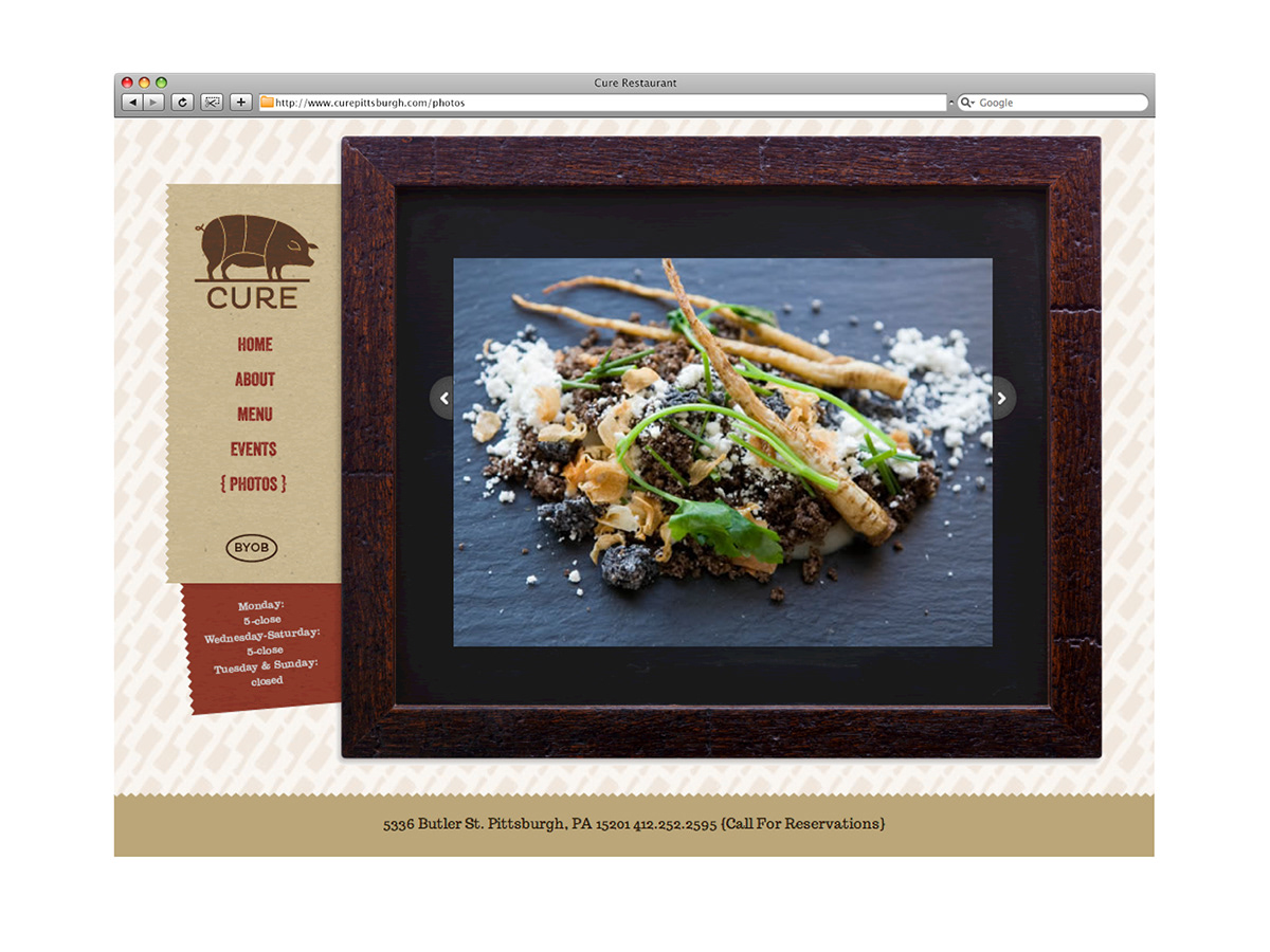 website redesign School Project restaurant Logo redesign