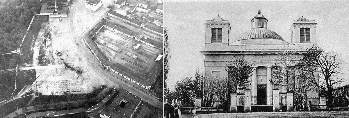 lost heritage gomel belarus Render reconstruction restoration fire tower church old