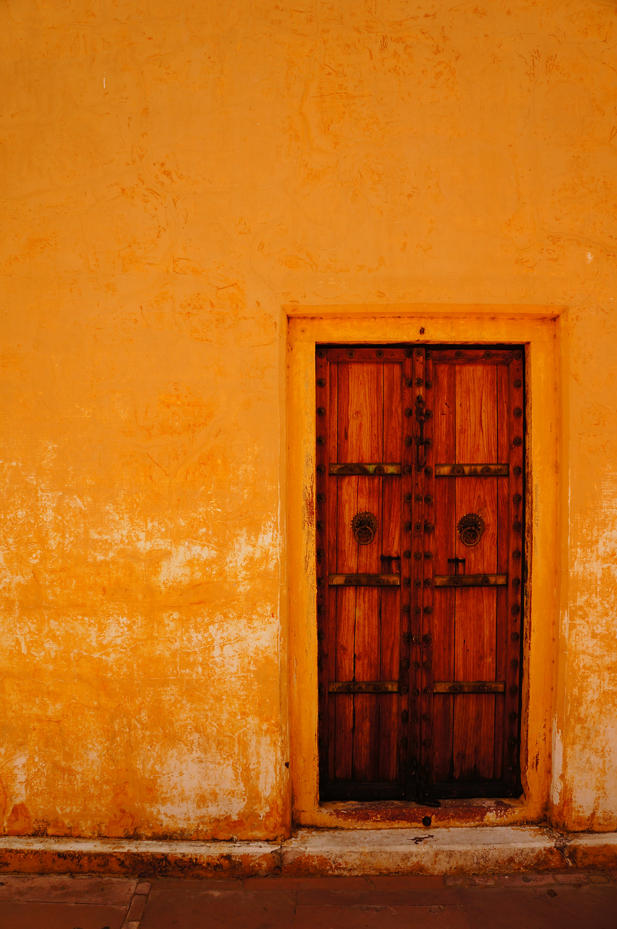 Doors windows sunset Indi garden palace orange yellow red door bronze Sun