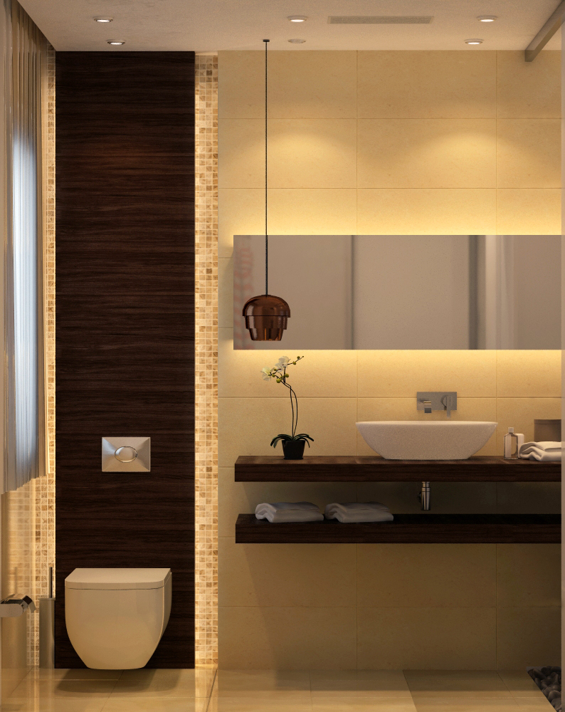 interior design  Modern Style modern bathroom wood