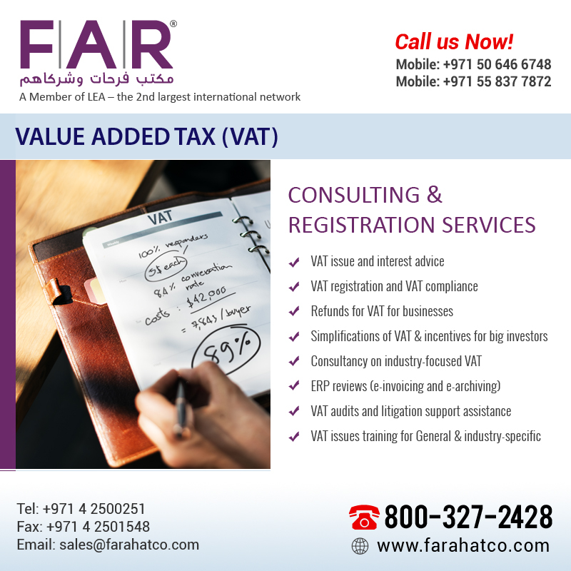 VAT Services Design vat consultants in UAE