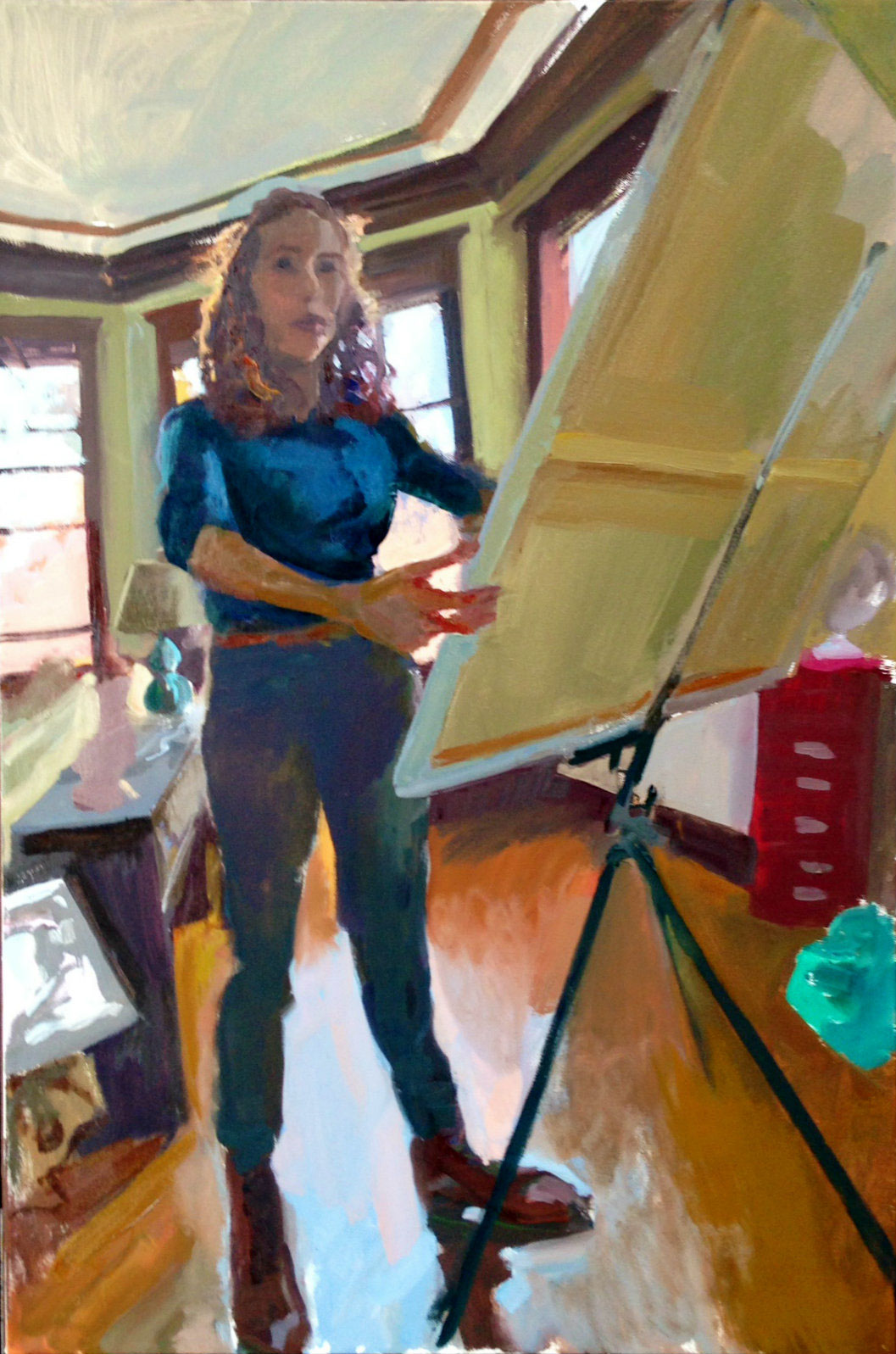 Figure Painting Interior oil paint SAIC contemporary