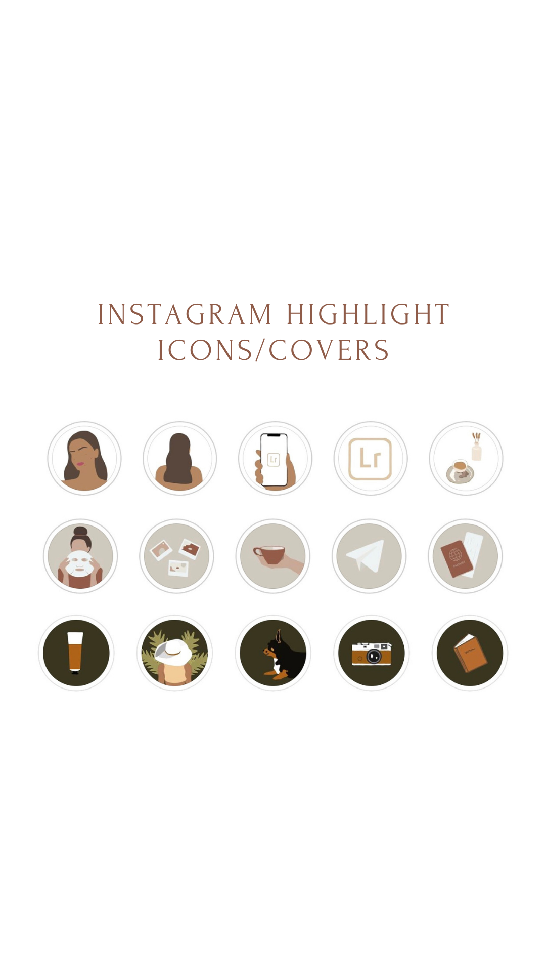 highlights highlights instagram ILLUSTRATION  Vector Illustration