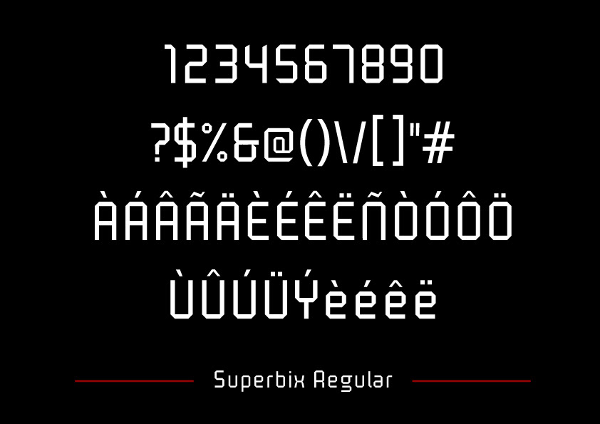 superbix Typeface superbix font font superbix typeface stencil bix super types denmark