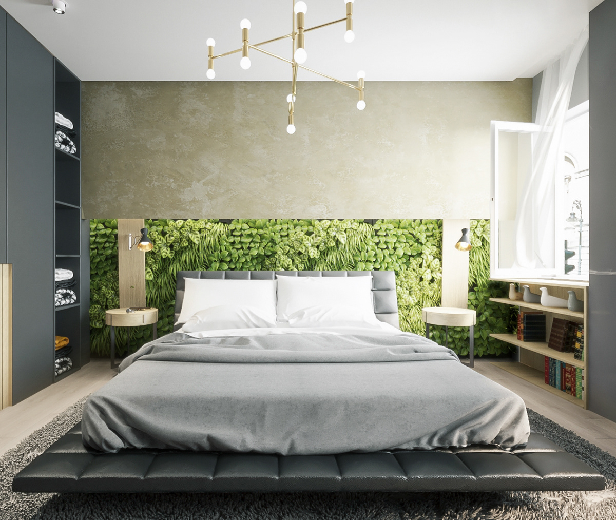 interior design  bedroom architecture vray visualization design