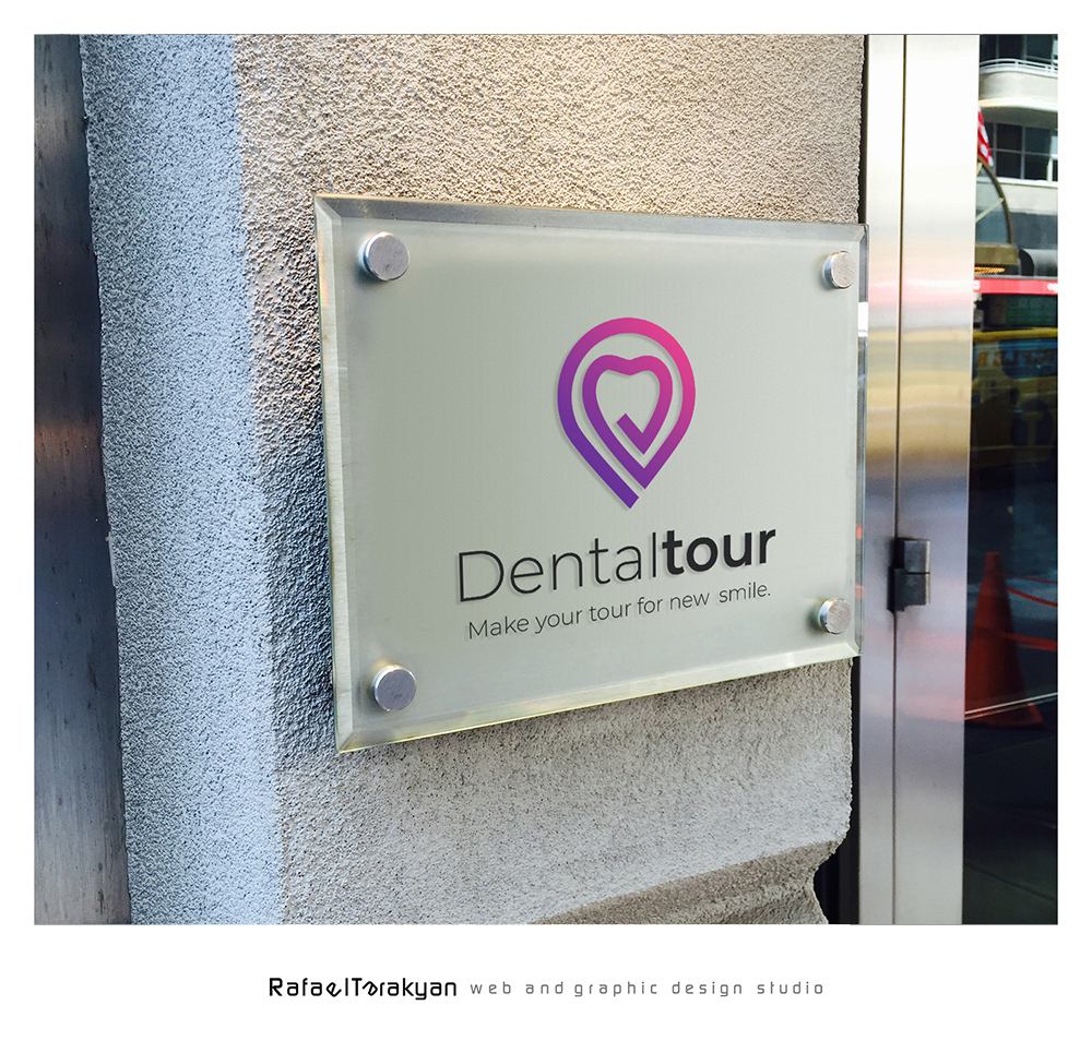 dental designer logodesign dental tour tooth