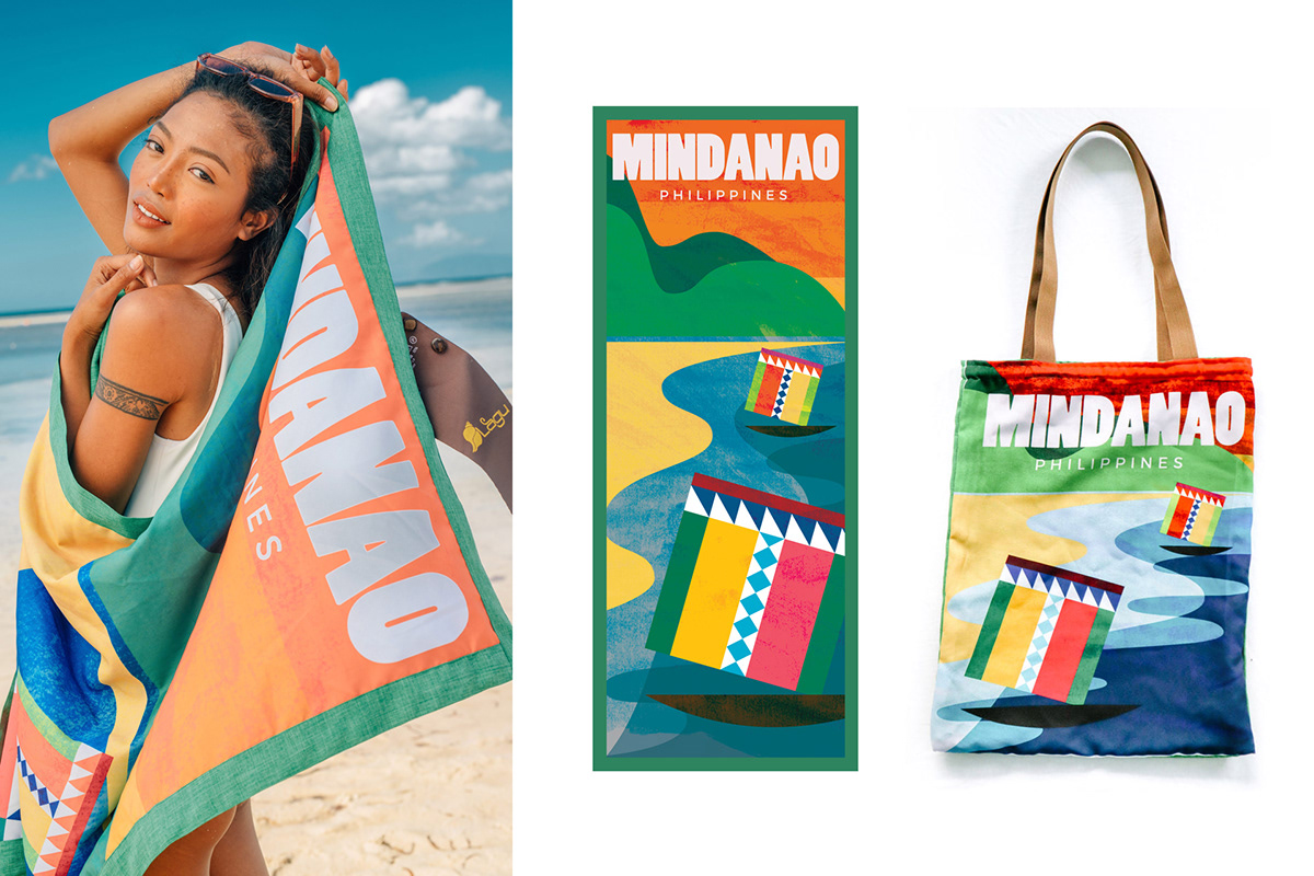beach blanket philippines print product towels