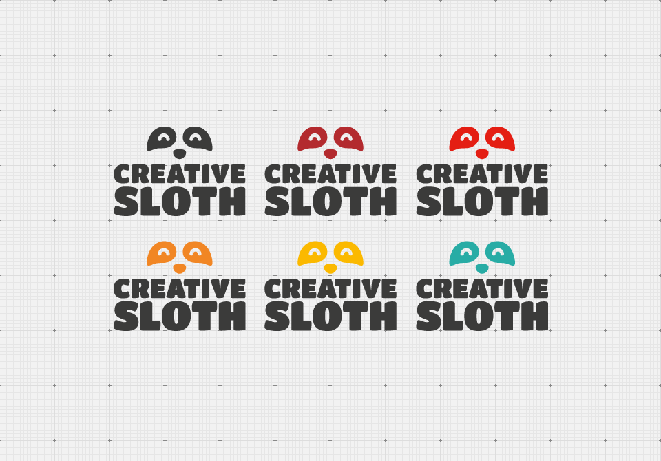 colour  color  creative sloth minimal One Page Single Page