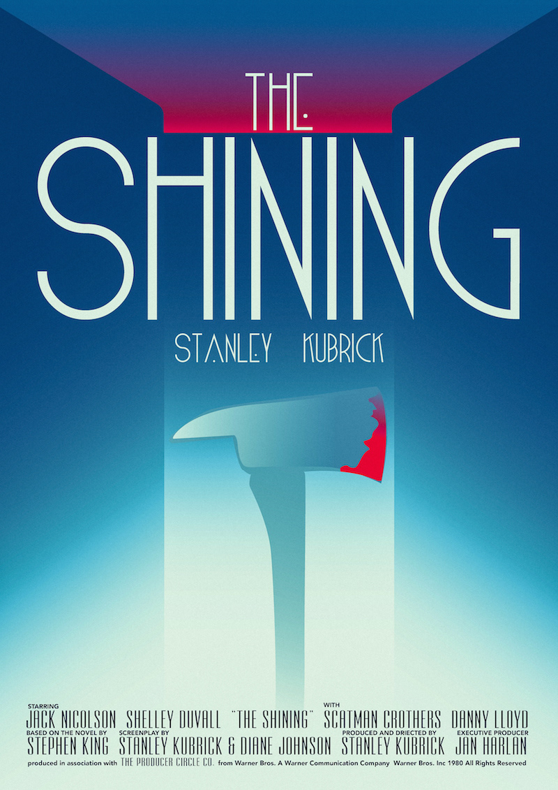 the shining shining Kubrick Movie Posters movie poster horror movie Stanley Kubrick jack nickolson calumet poster posters