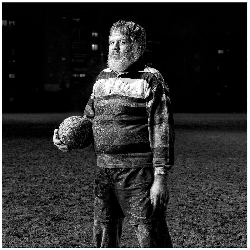 Rugby portraits video black and white old blacks old over 35