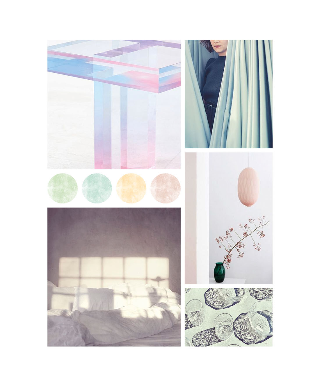 styling  moodboard colors materials finishes