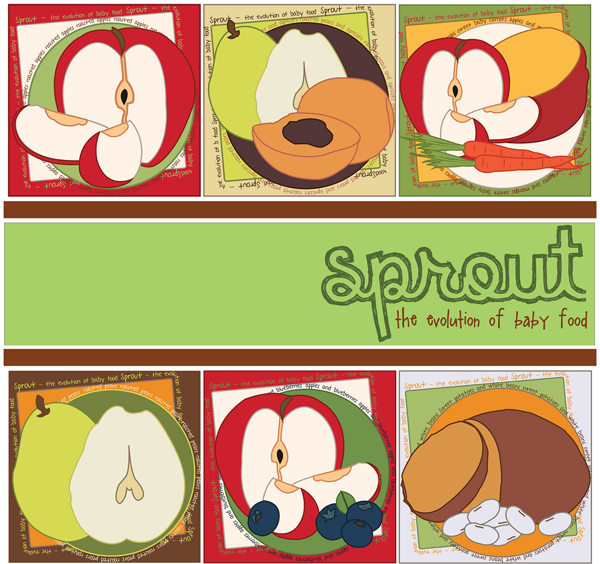 sprout baby food design Food Packaging