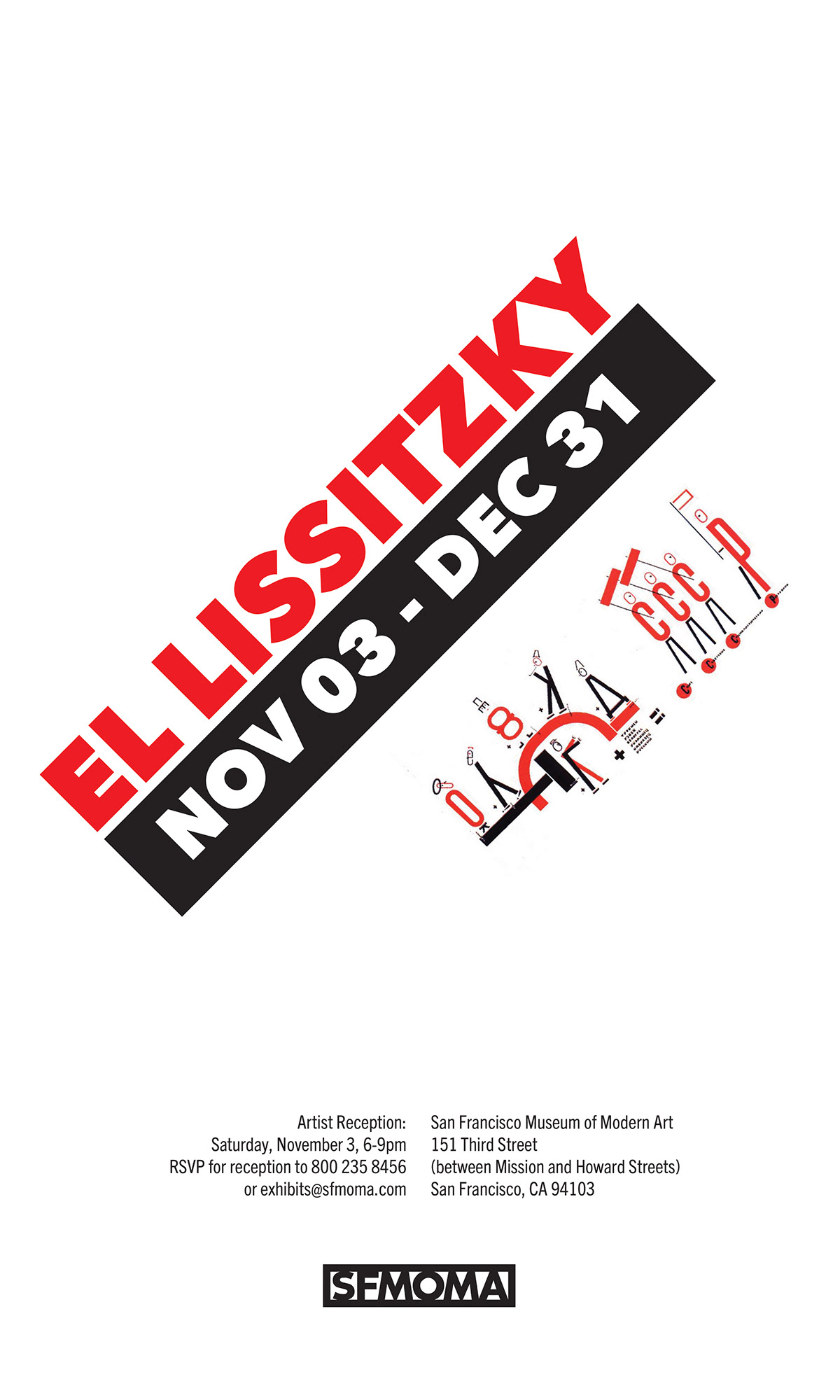 exhibit poster School Project El Lissitzky