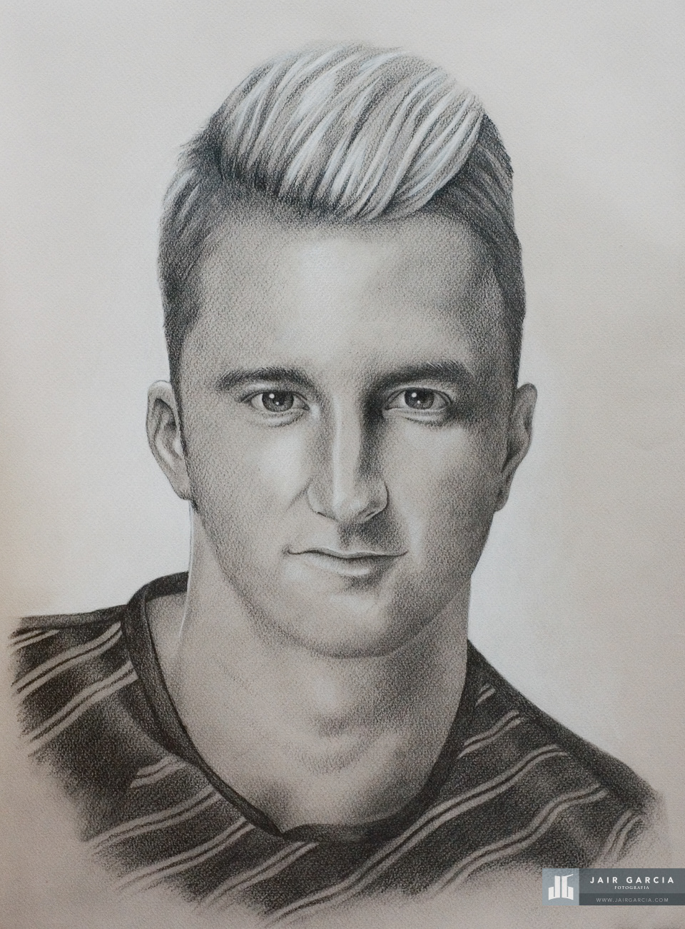 Personal Work Marco Reus Pencil drawing portait Borussia Dortmund Football Player soccer