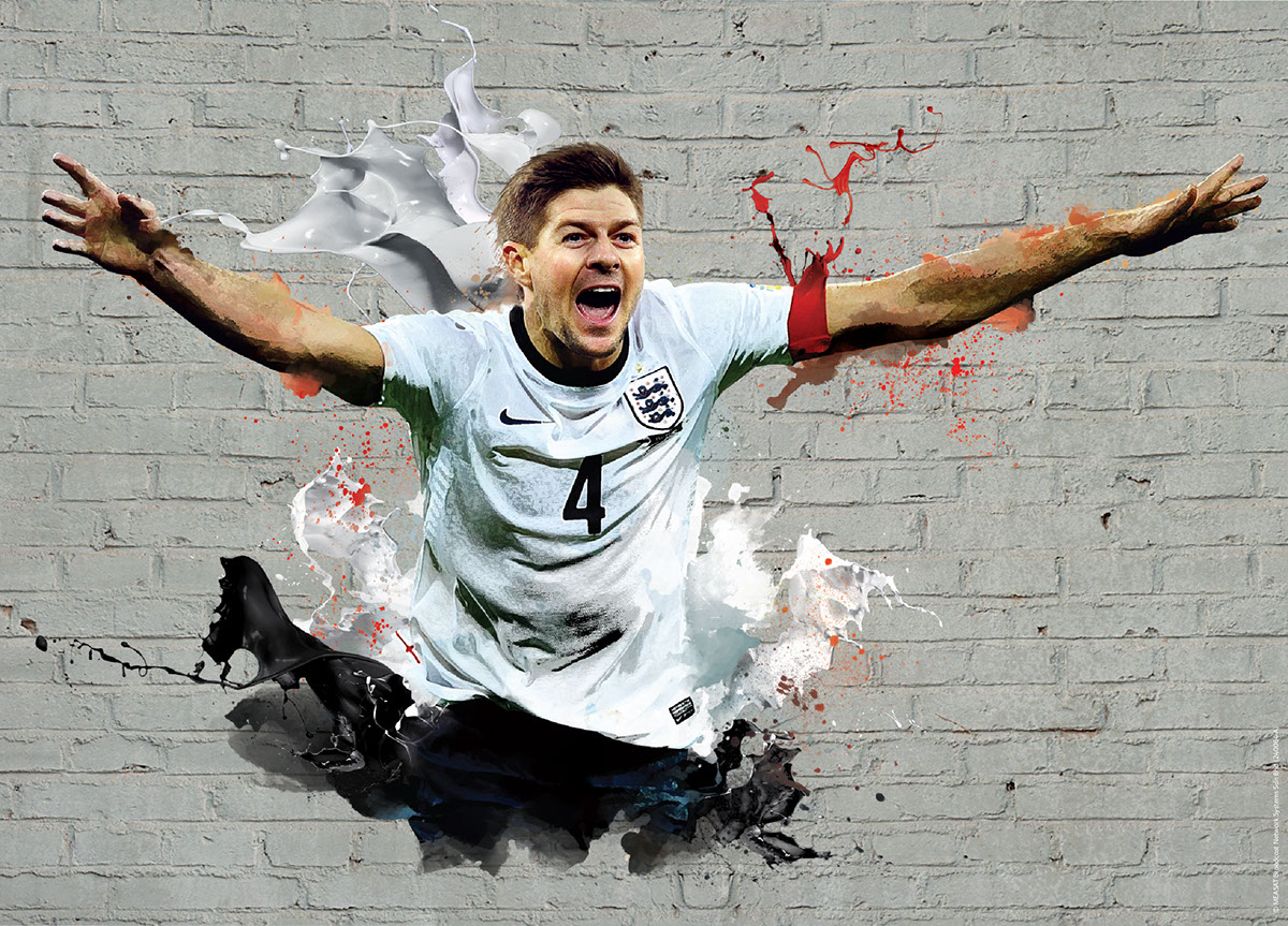 fifaworldcup WorldCup FIFA print soccer sports countries poster graffitiwall ArtDirection mixedmedia paint