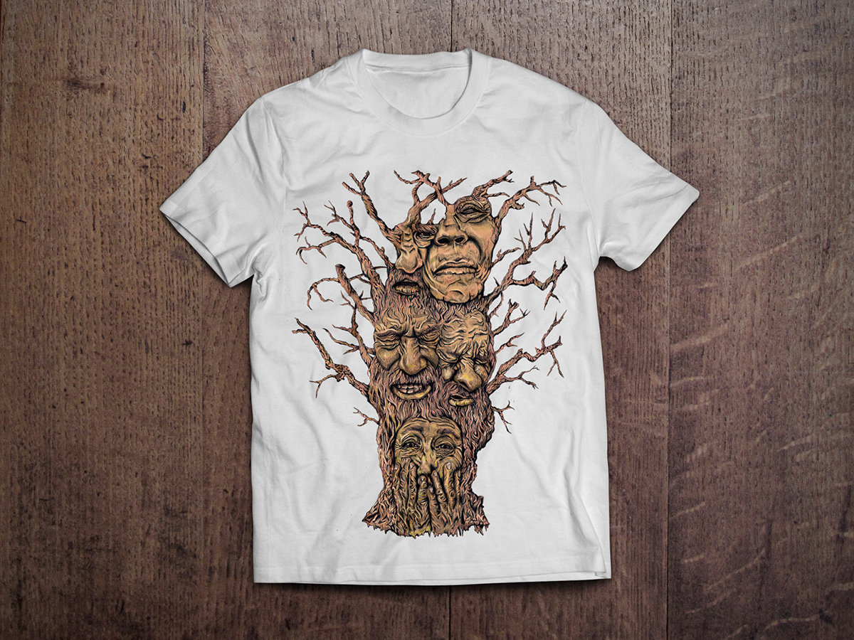Deforestation deforestacion trees einvaironment draw tshirt design digitalart art camiseta