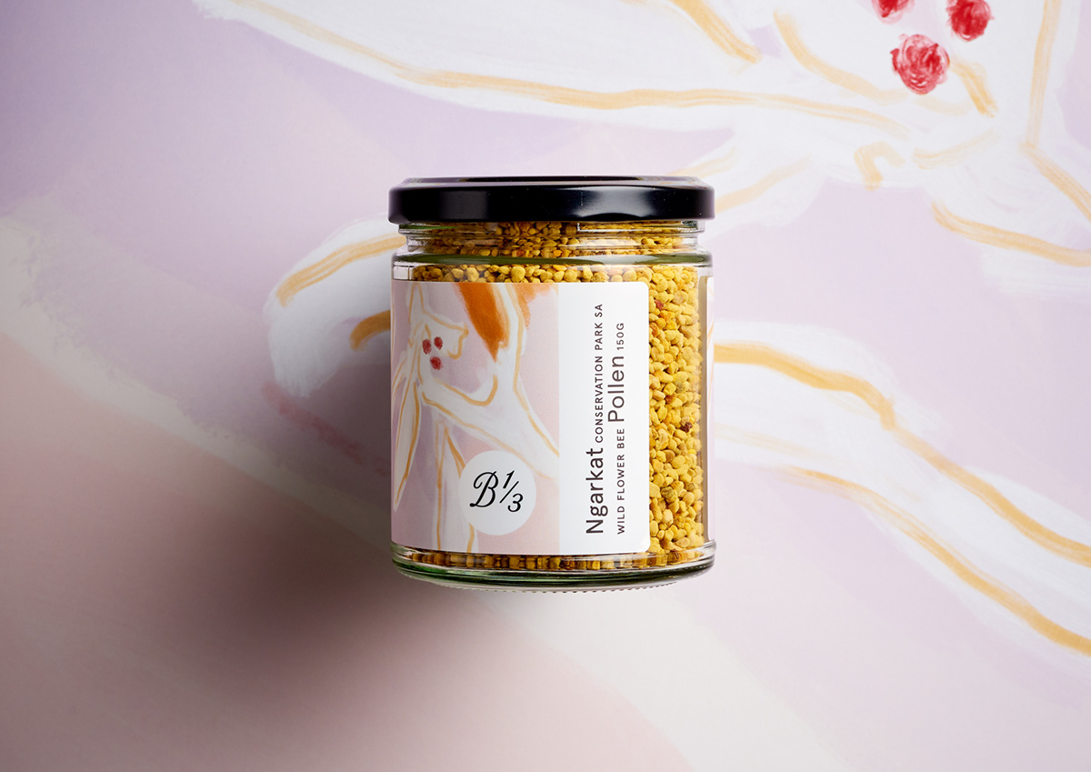 Packaging Food  honey labels art honeycomb Pollen Photography  design branding 