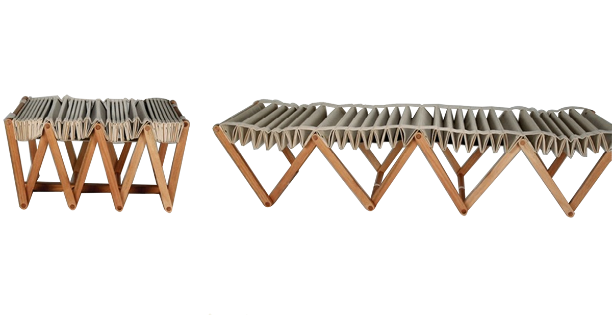 banco  STEAL   SEAT   chair  Wood  madeira  dobrável inovador