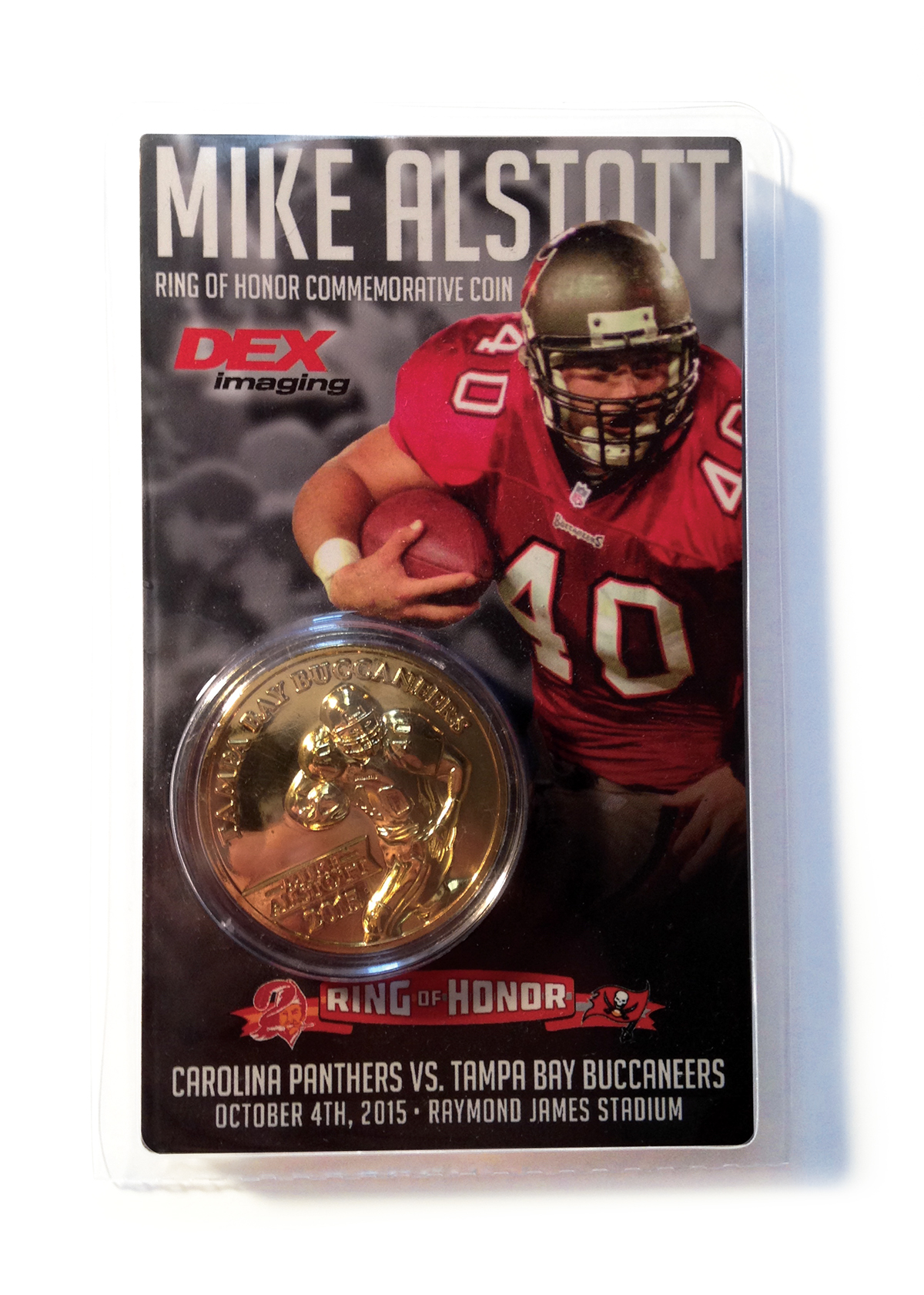 tampa football Buccaneers coin gold Packaging limited