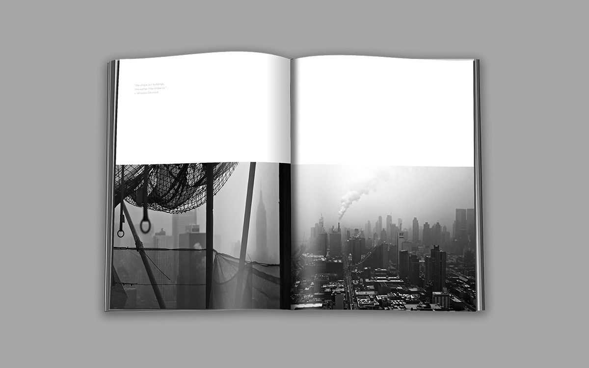 print coffee table real estate construction book Manhattan