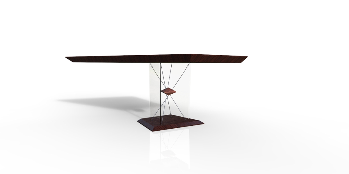 wood riva riva1920 table tavolo legno vetro design progetto