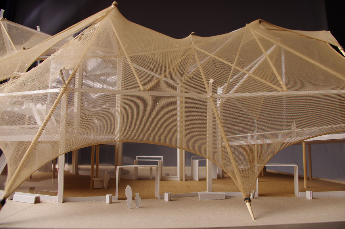 tent glass concept layot Board improvement walk square shop concert hall