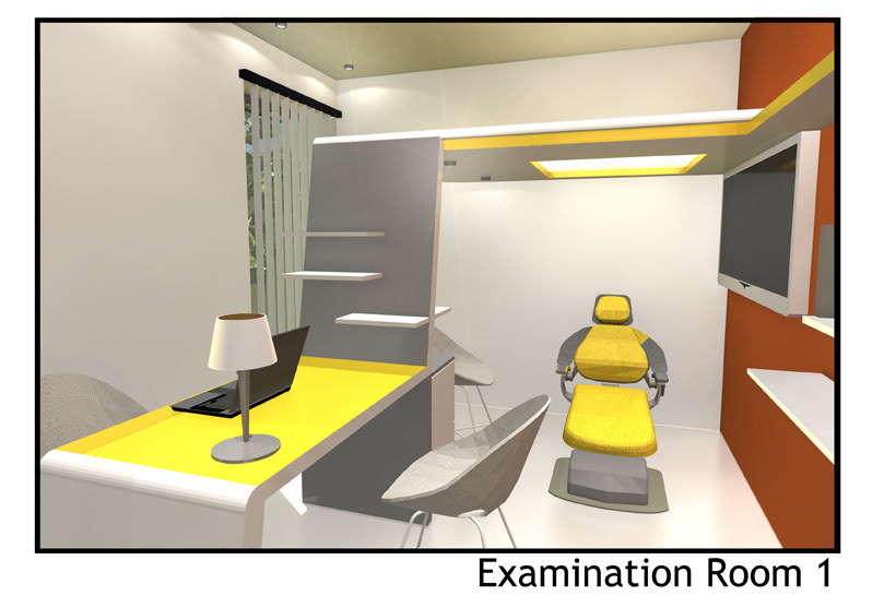 ent clinic Project iaed bilkent University alper küçük  tomris yardımcı 3D ozgun sinal Özgün Sinal Interior design Office
