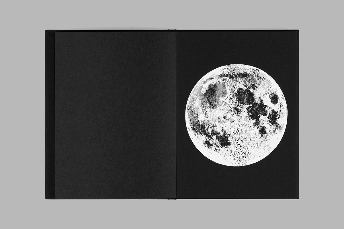 Catching Moonbeams moon Antalis paper printing effects the dark side of the moon By the Light of the Silvery moon black White grey silver