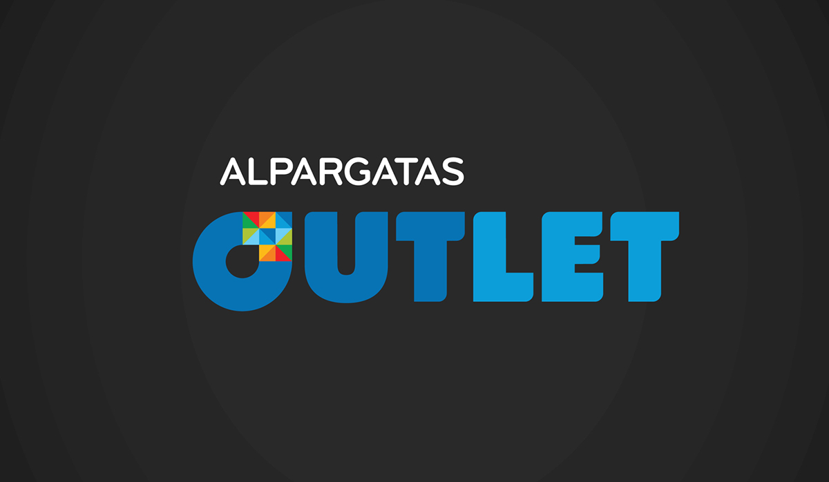 alpargatas outlet Shopping sports logo identity