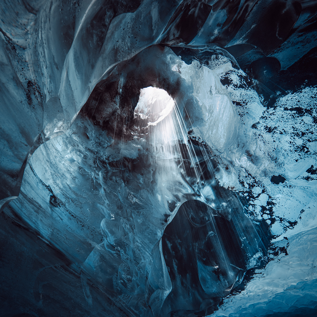 atmosphere blue cinematic Film   fine art glacier ice ice cave Landscape mood
