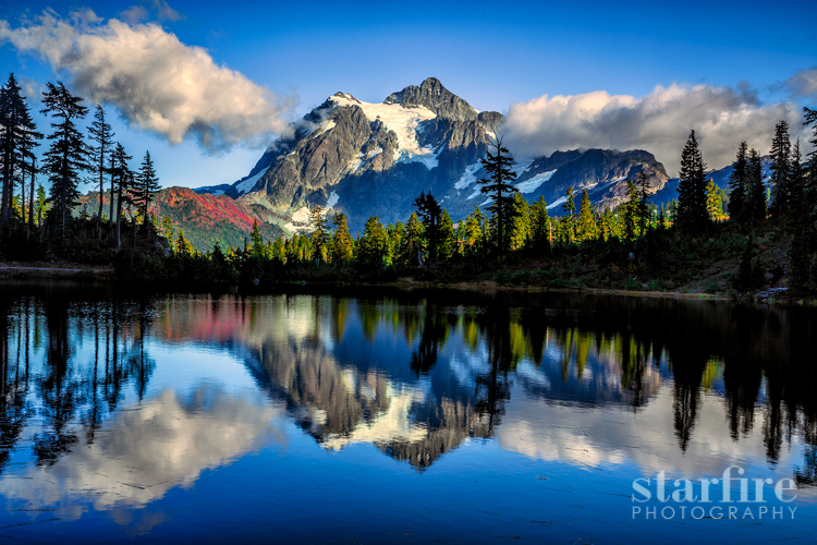 starfire photography mount shuksan cascade range Washington State lakes picture lake Nature Landscape beauty blue