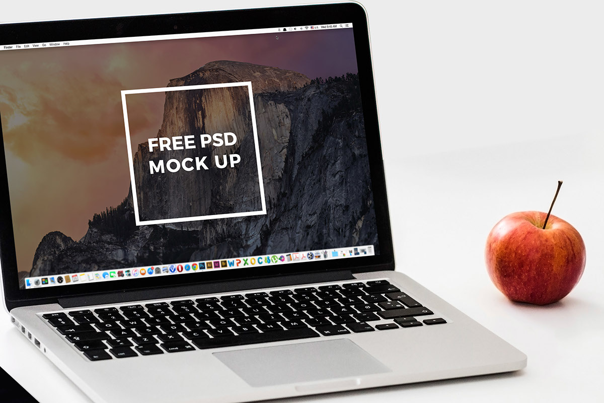 free psd free mockup  macbook pro free macbook pro apple Mockup UI