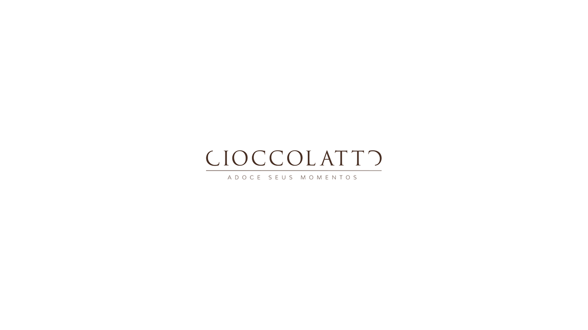CIOCCOLATTO branding  marca logo chocolate Doce artesanal loja empresa Logotipo
