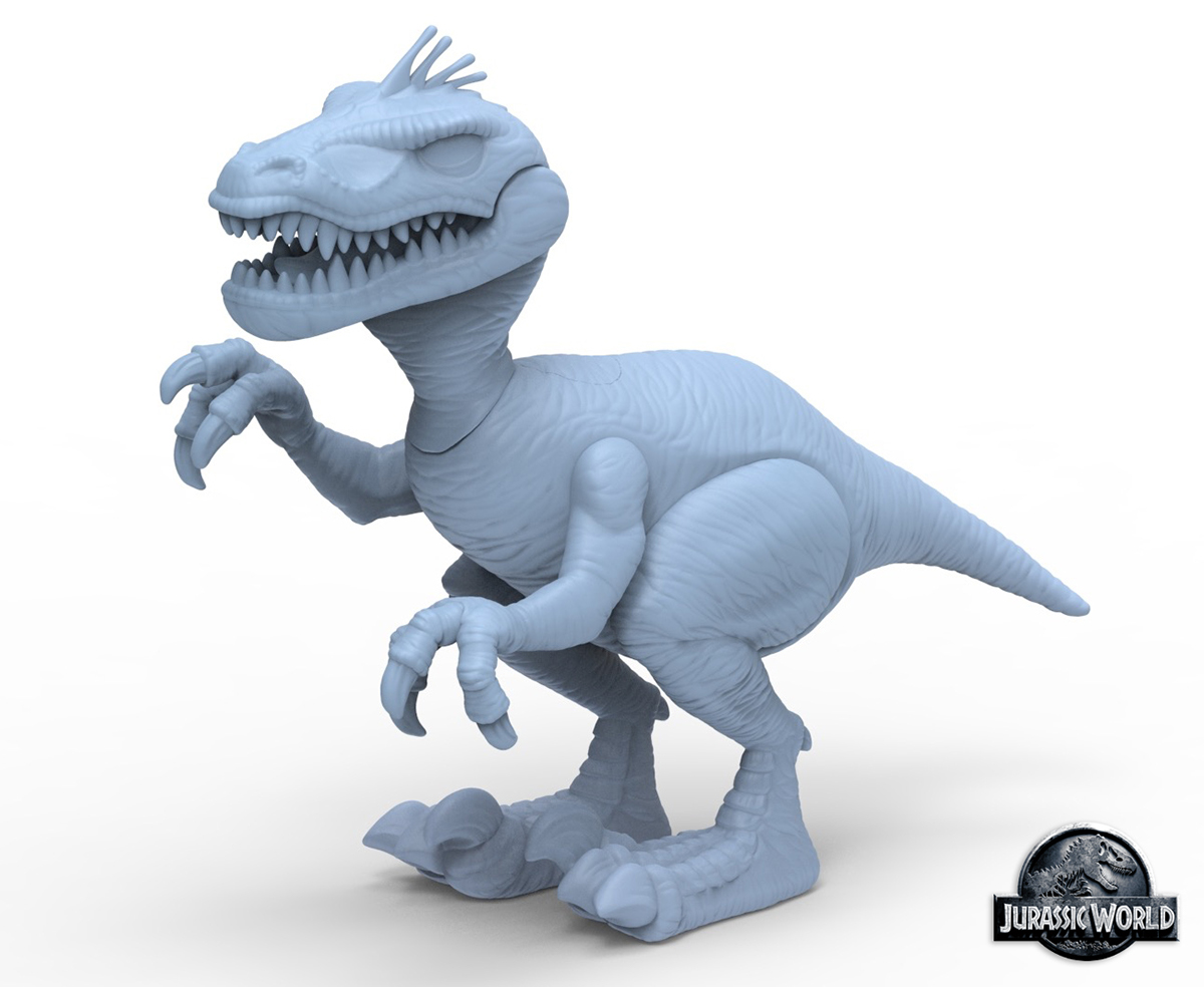 Jurassic World dinosaurs Sculpts Zbrush toys