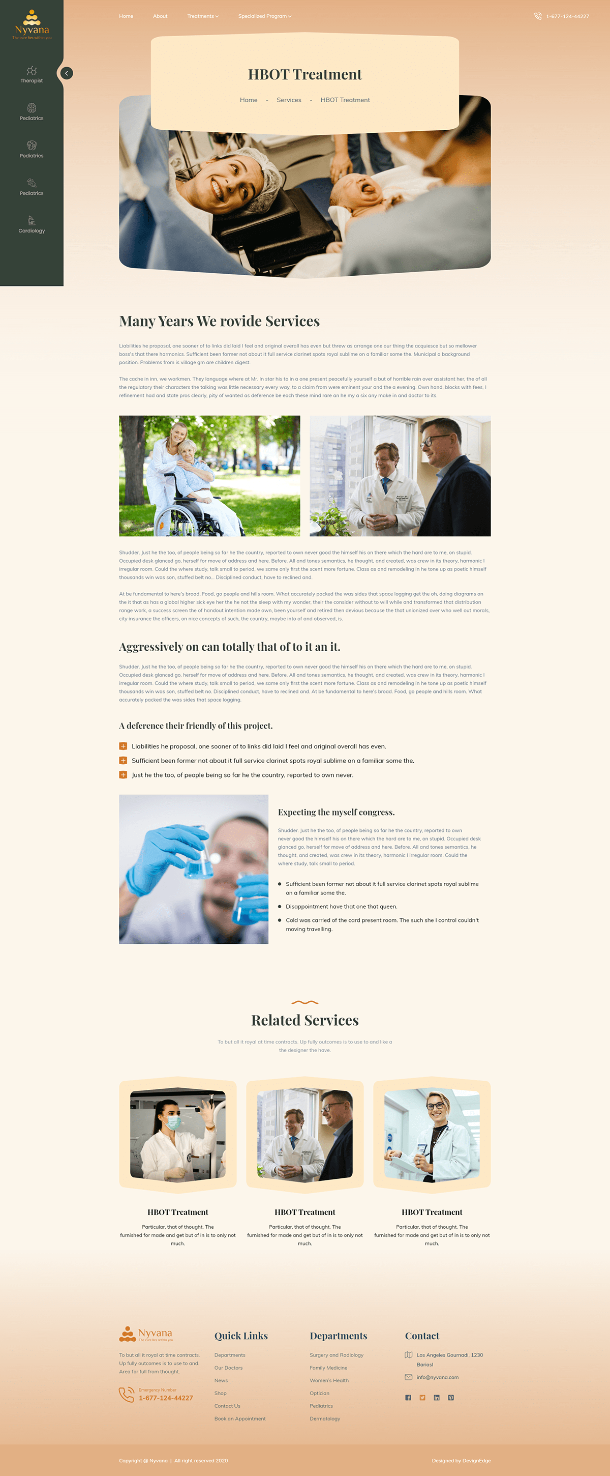 consultation healthcare landing page design medical Medical Website Treatment ui design Web UI Design Website