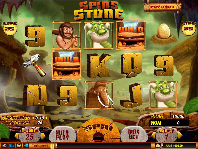 slot machine stone age Apps game 