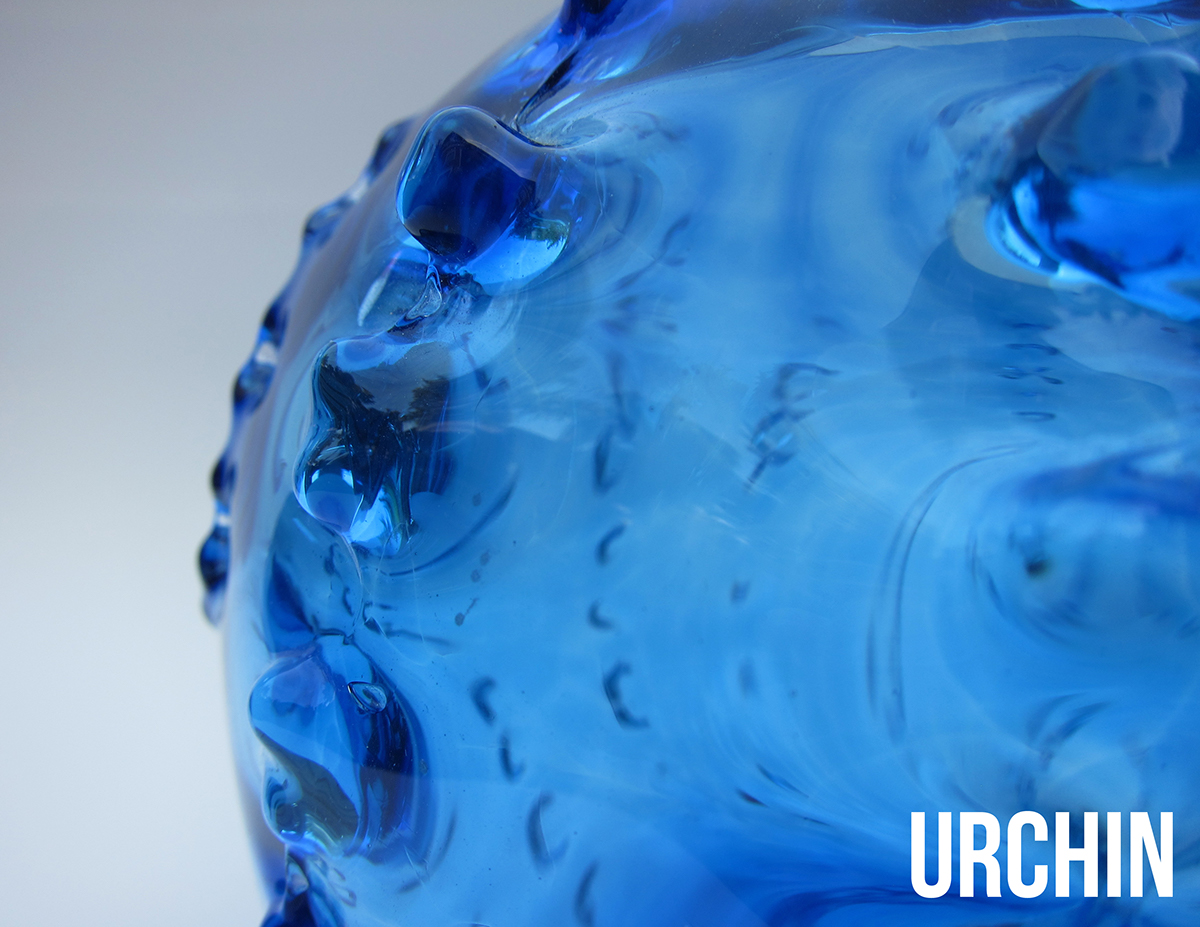 urchin glass glass blowing  Morrison Glass Art wwu western washington university