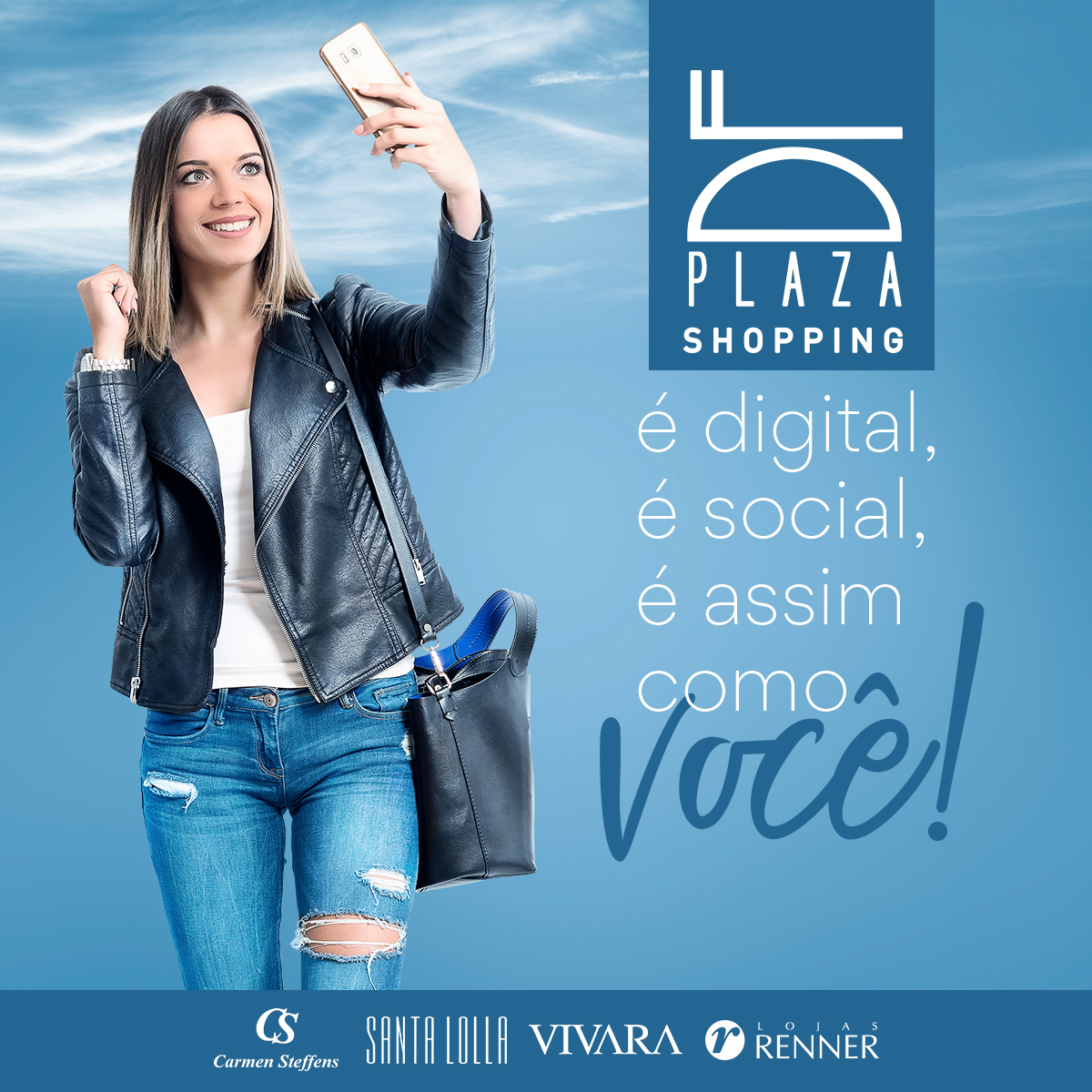 Shopping moda estilo brasilia conceito retouch photoshop  social media