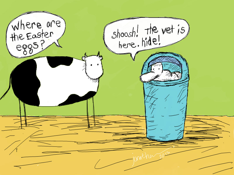 cow and sheep Webcomic